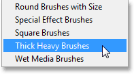 Thick Heavy Brushes