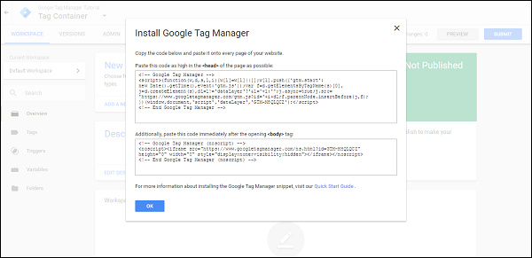 شروع کار با Google Tag Manager