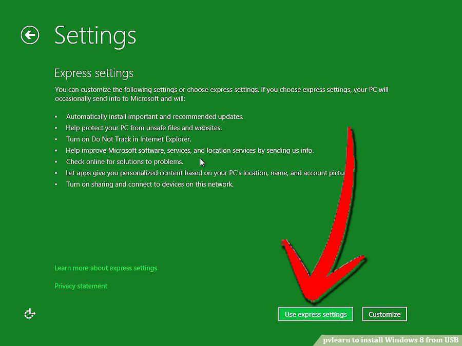 Windows Settings - آموزش تصویری نصب ویندوز 8