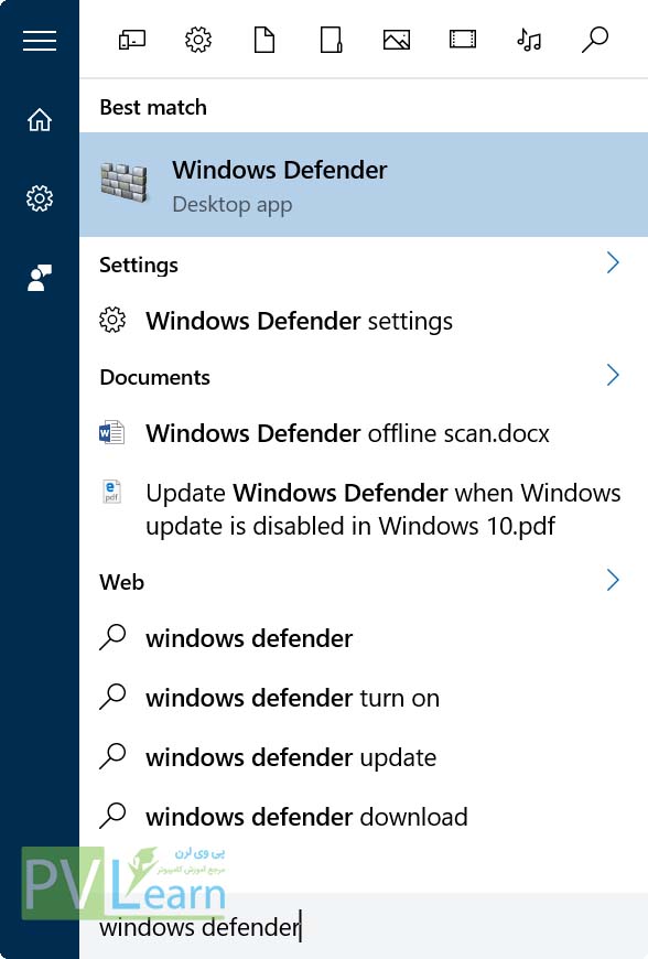 Windows-10-Step1 -آموزش آپدیت دستی windows defender در ویندوز 10