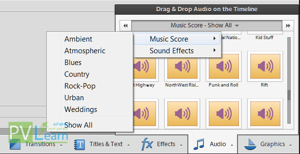 Musicscore - اضافه کردن آهنگ به یک ویدئو