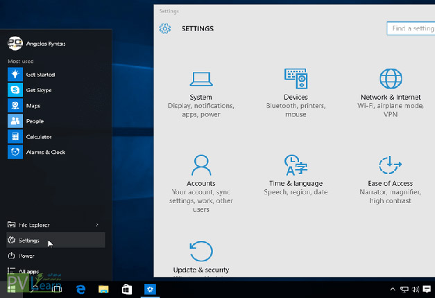 Windows-10-Start - آموزش تغییردادن تم پیش فرض ویندوز 10