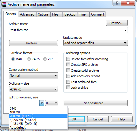 آموزش فشرده سازی یا archive فایل با WinRAR