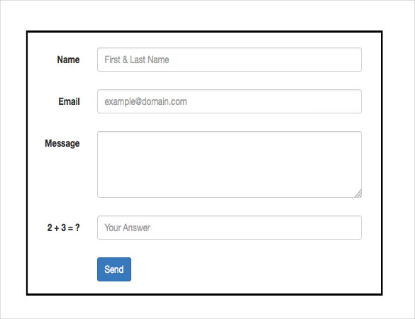 php form