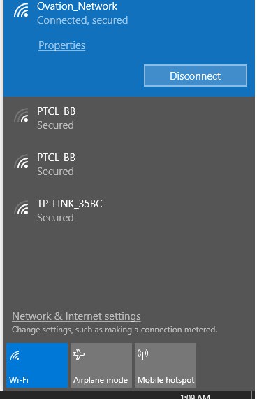 disconnect your internet connection
