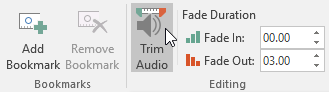 انتخاب Trim Audio