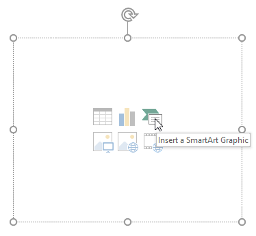 درج SmartArt از قالب اسلاید