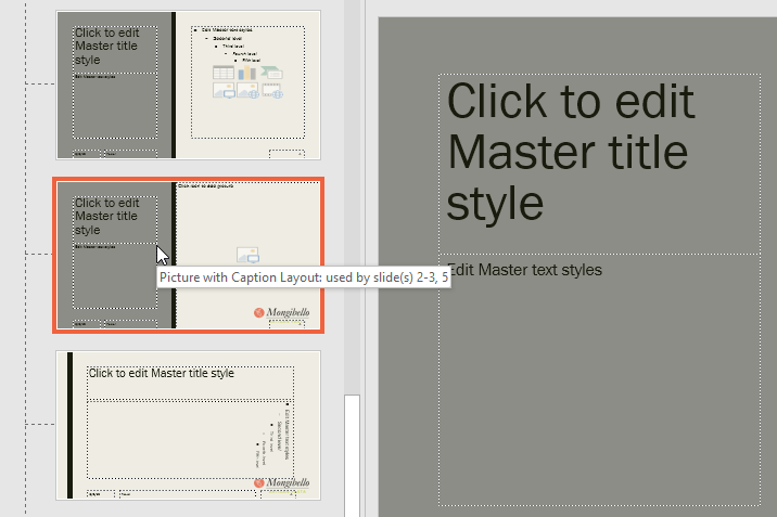 slide master powerpoint 2016