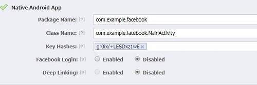 ارتباط با فیس بوک در اندروید -تنظیم کد هش