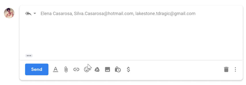 پاسخ دادن به ایمیل در Gmail