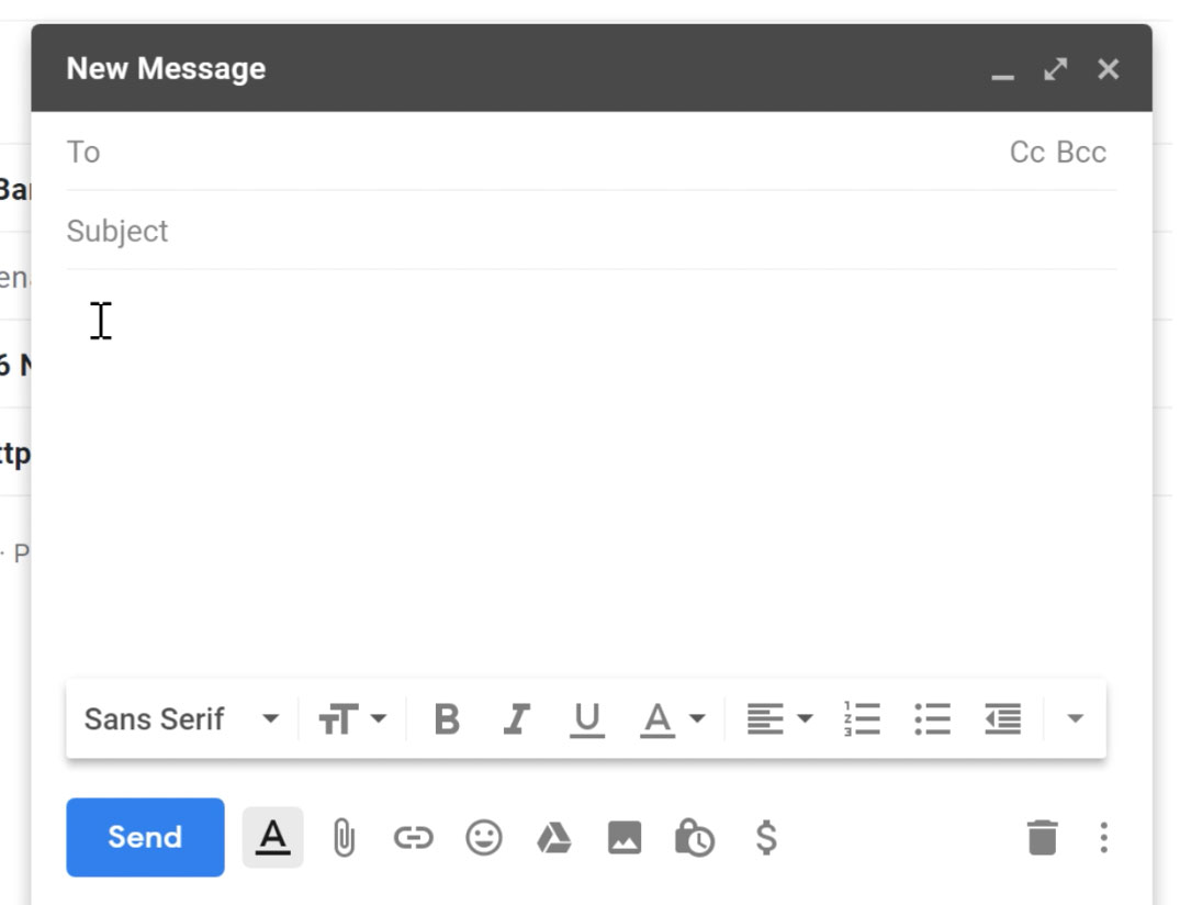 ارسال ایمیل در Gmail - ارسال یک ایمیل در Gmail