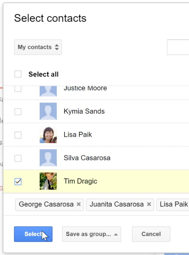 ارسال یک ایمیل در Gmail