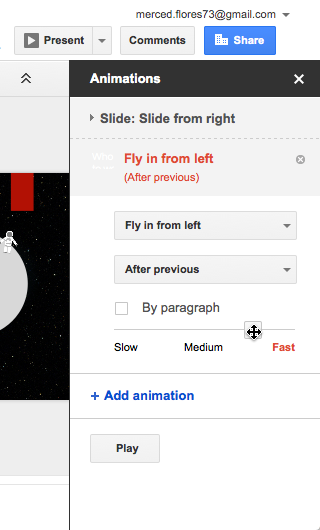 افزودن انتقال و انیمیشن ها در Google Slides