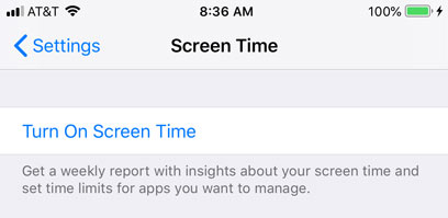 استفاده از Screen Time برای تنظیم محدودیت ها در iphone