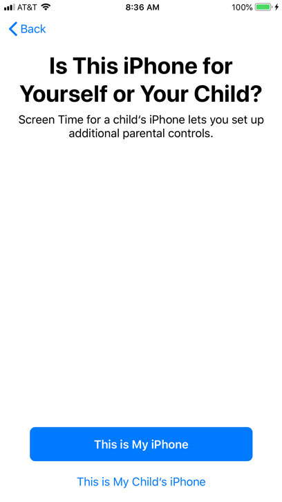 استفاده از Screen Time برای تنظیم محدودیت های iphone