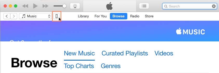 همگام سازی با iTunes در آیفون