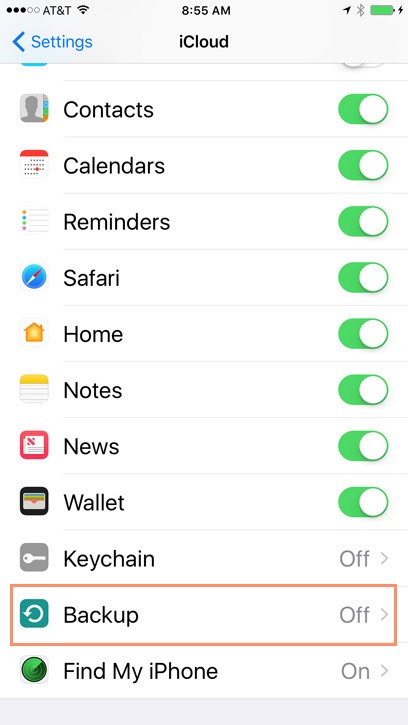 همگام سازی iphone - تنظیم iCloud در آیفون