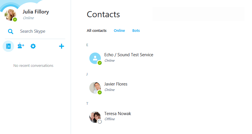 آشنایی با اسکایپ برای وب