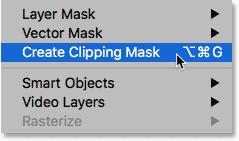 ایجاد Clipping Mask در فتوشاپ 