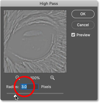شارپ کردن تصاویر در فتوشاپ با فیلتر High Pass