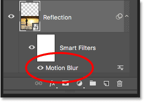 تنظیم دوباره فیلتر Motion Blur