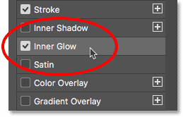 اضافه کردن Inner Glow در فتوشاپ
