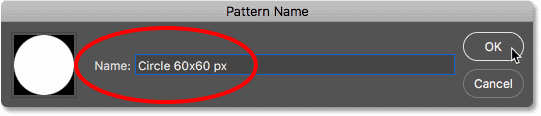 الگوی نقاط رنگی در فتوشاپ - تعریف نقطه به عنوان پترن در فتوشاپ