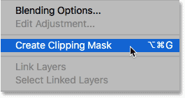 ایجاد یک clipping mask در فتوشاپ