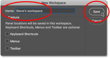 نحوه استفاده از WorkSpace در نرم افزار فتوشاپ