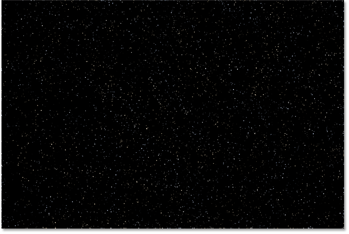 آموزش تصویری ایجاد یک شب زیبای پر ستاره در فتوشاپ