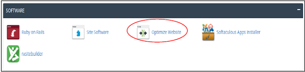 آموزش کار با Optimize Website در cPanel