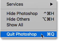 باز کردن تصویر در فتوشاپ از Bridge - بستن Photoshop CS6.