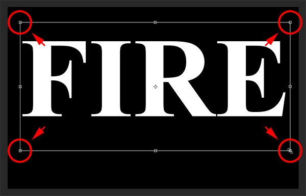 آموزش ایجاد متن آتش شعله ور گرم در فتوشاپ