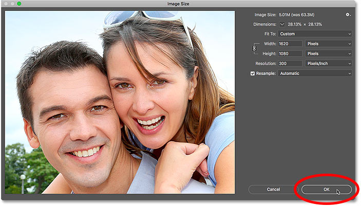 آموزش نحوه تغییر اندازه تصاویر برای ایمیل و اشتراک گذاری عکس با Photoshop