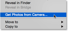 نحوه بارگیری عکس از دوربین با Adobe Bridge
