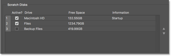برای بهترین عملکرد از SSD استفاده کنید - تنظیمات Preferences در photoshop