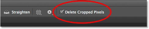 delete cropped pixels