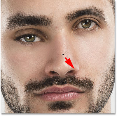 کشیدگی بینی به کمک face tool ( ثبت تغییرات و تغییر چهره افراد به صورت گروهی )