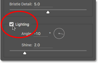 lighting option ( کار با گزینه های Lighting در فتوشاپ )
