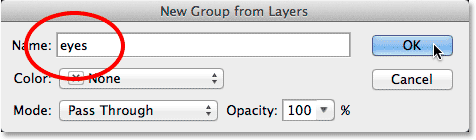 ایجاد یک Layer Group