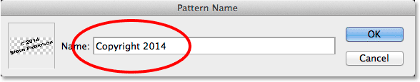pattern name