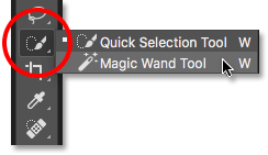 ابزار Magic Wand Tool در فتوشاپ