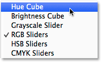 Hue cube