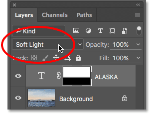 انتخاب حالت softlight blend ( آموزش انتقال مجدد فایل به فتوشاپ برای ویرایش مجدد )