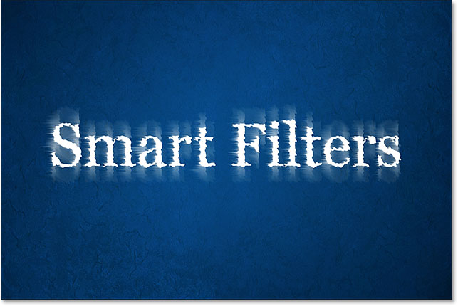 متنی که در smart filters ویرایش شده است ( ویرایش متن و جداسازی Filter Effect )