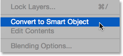 انتخاب Convert to Smart Object ( انتخاب Shadows/Highlights در فتوشاپ )