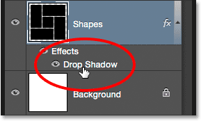 افکت drop shadow ( ساخت یک Clipping Mask در فتوشاپ )
