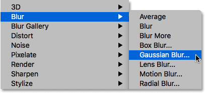 اجرای فیلتر gaussian blur ( تغییر Blend Mode و انتخاب Gaussian Blur )