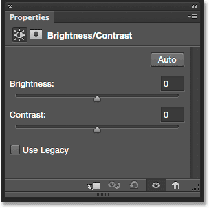 پنل properties در فتوشاپ ( افزودن یک Brightness/Contrast در فتوشاپ )