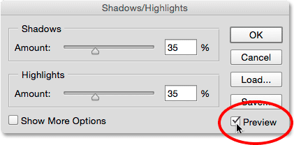 پیش نمایش Shadows / Highlights ( آموزش کار با Shadows/Highlights در فتوشاپ )